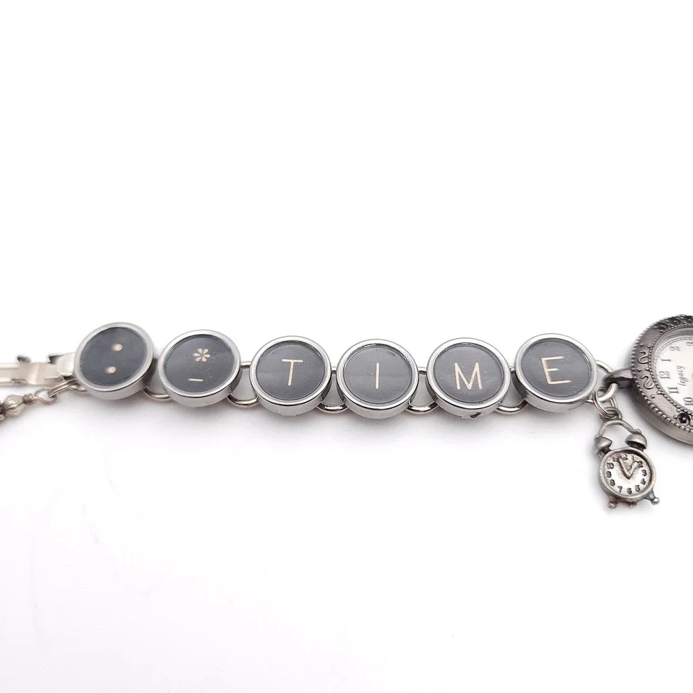 Vintage Legacy Time‎ Flyz Typewriter Key Watch Us Novelty Bracelet Watch Rare